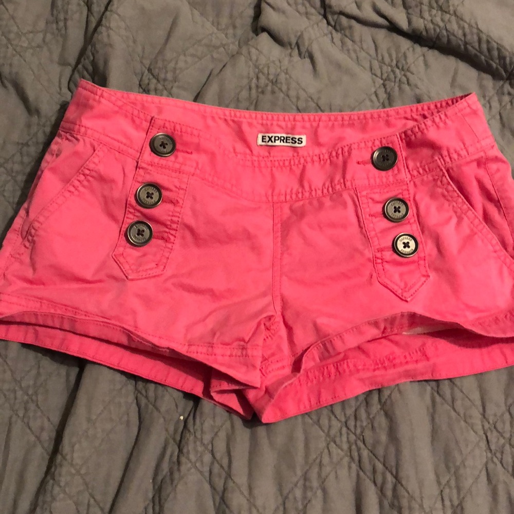 Bright Pink Express Sailor Shorts